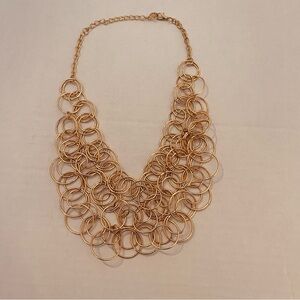 Elegant Gold Statement Necklace